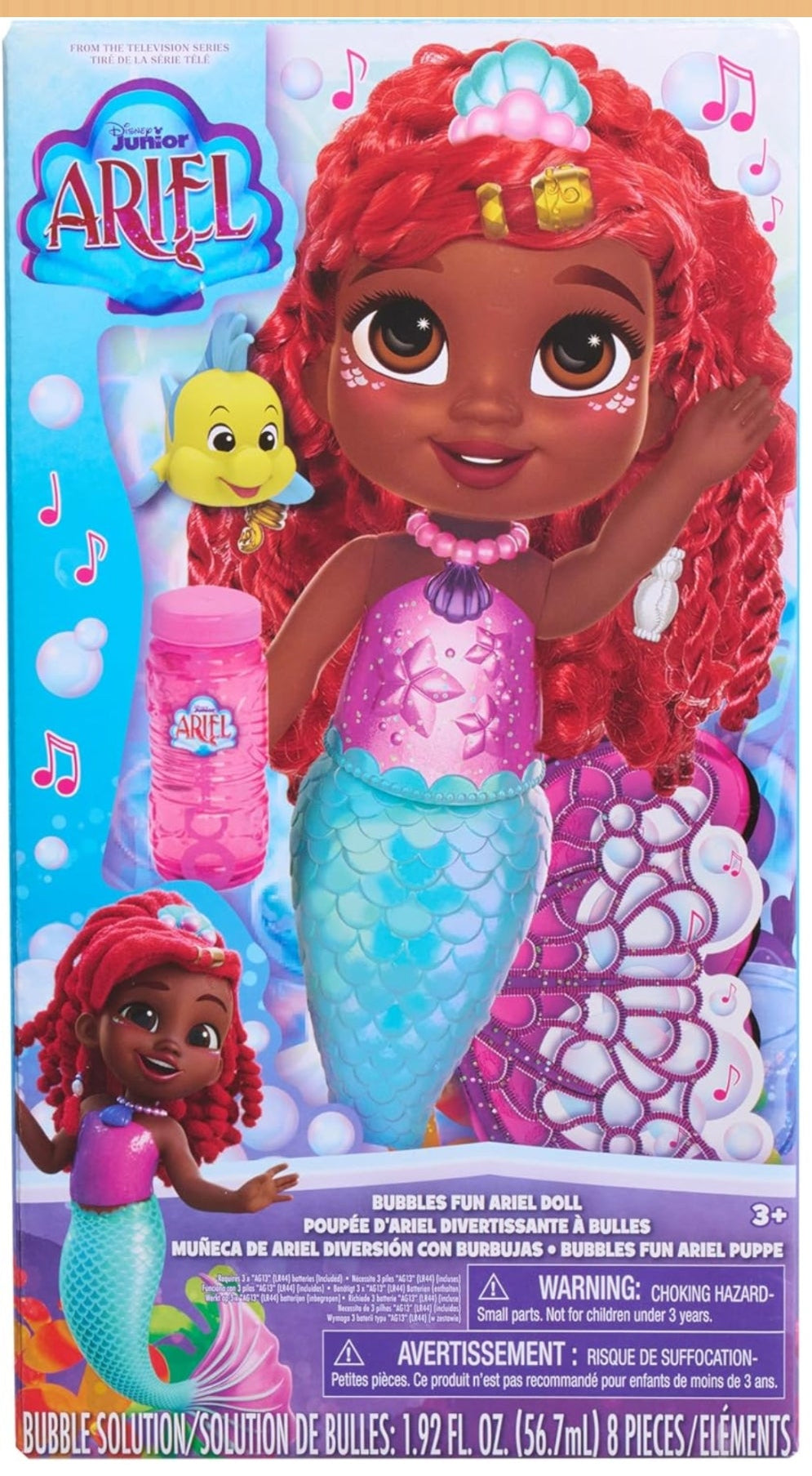 Bubbles fun ariel doll