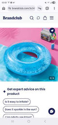 Inflatable Glitter Swim Tube